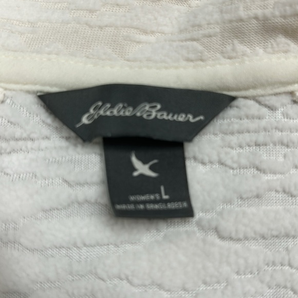 Eddie Bauer Lightweight Printed 1/4 Zip Fleece - Picture 4 of 9